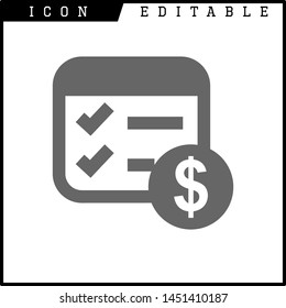 dollar symbol icon isolated sign symbol vector illustration - vector