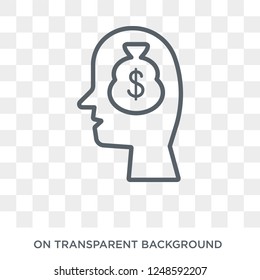 Dollar symbol icon. Trendy flat vector Dollar symbol icon on transparent background from Cryptocurrency economy and finance collection. High quality filled Dollar symbol symbol use for web and mobile
