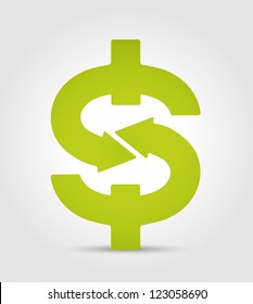 Dollar symbol - trade concept - money icon