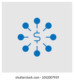 Dollar Symbol Vector Icon