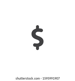 Dollar symbol vector icon illustration design