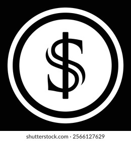 dollar symbol vector template design, usd currency symbol design, usd logo icon design template.money vector icon.dollar icon set.
