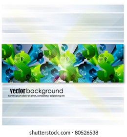 dollar symbols vector background