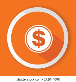 Dollar symbol,vector