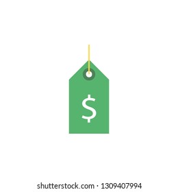 Dollar tag icon. Element of Web Money and Banking for mobile concept and web apps. Detailed Dollar tag icon can be used for web and mobile