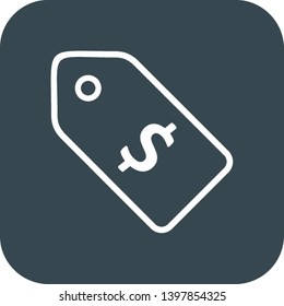 Dollar Tag Icon For Your Project