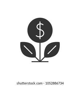 Dollar tree black icon