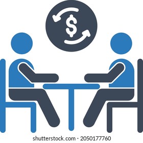 Dollar update Isolated Vector icon which can easily modify or edit

