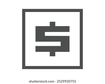 Icono de vector de dólar símbolo de dólar