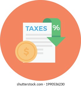 dollar vector flat colour icon