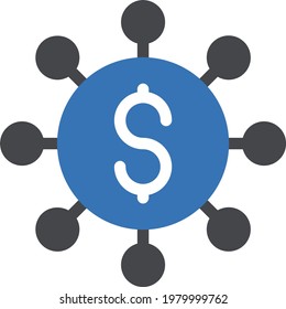 Dollar-Vektorsymbol