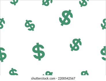 dollar vector hand drawn design hand drawn repeat seamless vector