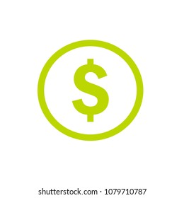 dollar vector icon