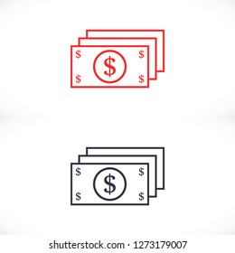 Dollar  vector icon