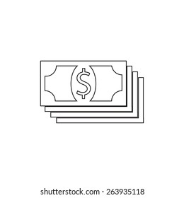 dollar vector icon