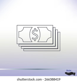 dollar vector icon