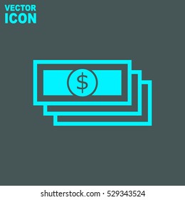 Dollar vector icon