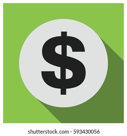 Dollar vector icon