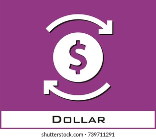 Dollar vector icon