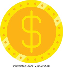 Dollar vector icon. Can be used for printing, mobile and web applications.
