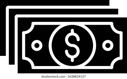 Dollar vector icon. Can be used for printing, mobile and web applications.