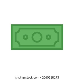 Dollar-Vektorsymbol. Money-Dollar-Symbol