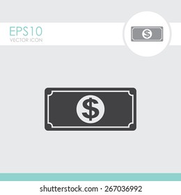 Dollar vector icon. Money symbol.