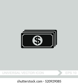Dollar vector icon. Money symbol.