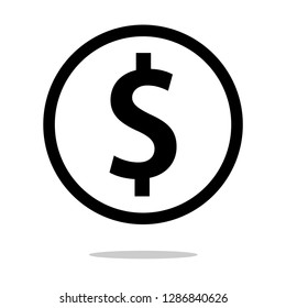 Dollar Vector Icon, Dollar Sign Vector Icon