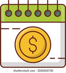 ilustración de dólar vector en un fondo transparente. Símbolos de calidad premium. Icono de color plano de línea vectorial para el concepto y el diseño gráfico.