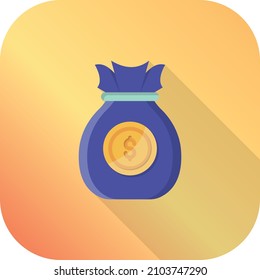 dollar Vector illustration on a transparent background.Premium quality symmbols.Vector line flat icon for concept and graphic design.
