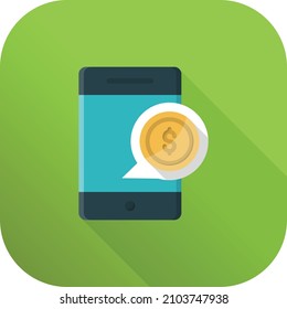 dollar Vector illustration on a transparent background.Premium quality symmbols.Vector line flat icon for concept and graphic design.
