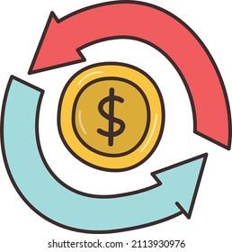 Dollar-Vektorgrafik auf transparentem Hintergrund.Premium-Qualitätssymbole.Vektorgrafik-Flachsymbol für Konzept und Grafikdesign.

