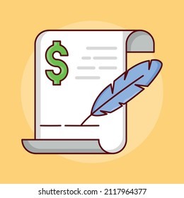 dollar Vector illustration on a transparent background. Premium quality symmbols. Vector line flat icons for concept and graphic design. 