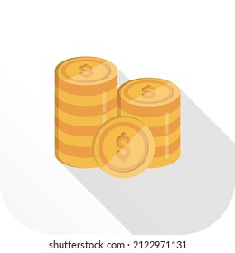 dollar Vector illustration on a transparent background.Premium quality symmbols.Vector line flat icon for concept and graphic design.

