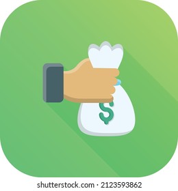 dollar Vector illustration on a transparent background.Premium quality symmbols.Vector line flat icon for concept and graphic design.
