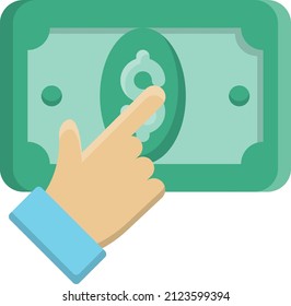 dollar Vector illustration on a transparent background.Premium quality symmbols.Vector line flat icon for concept and graphic design.
