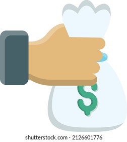 dólares Ilustración vectorial en un fondo transparente.Símbolos de calidad premium.Icono plano de línea vectorial para el diseño de conceptos y gráficos.
