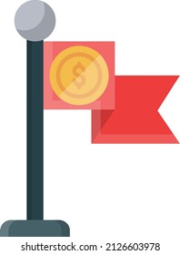 dollar Vector illustration on a transparent background.Premium quality symmbols.Vector line flat icon for concept and graphic design.
