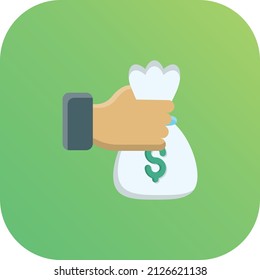dollar Vector illustration on a transparent background.Premium quality symmbols.Vector line flat icon for concept and graphic design.
