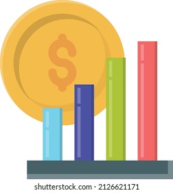 dollar Vector illustration on a transparent background.Premium quality symmbols.Vector line flat icon for concept and graphic design.
