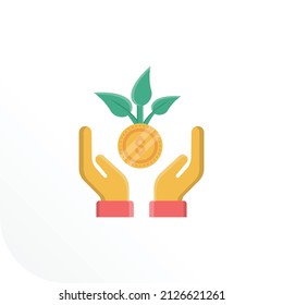 dollar Vector illustration on a transparent background.Premium quality symmbols.Vector line flat icon for concept and graphic design.
