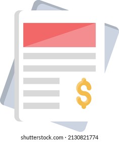 dólares Ilustración vectorial en un fondo transparente.Símbolos de calidad premium.Icono plano de línea vectorial para el diseño de conceptos y gráficos.

