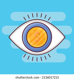 dollar Vector illustration on a transparent background. Premium quality symmbols. Vector line flat icons for concept and graphic design. 