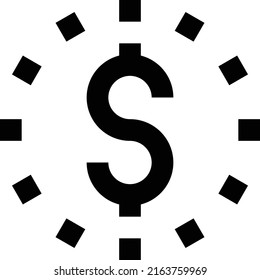 Dollar Vector illustration on a transparent background.Premium quality symbols.Glyphs vector icon for concept and graphic design.