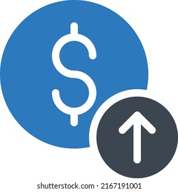 Dollar Vector illustration on a transparent background.Premium quality symbols.Glyphs vector icon for concept and graphic design.