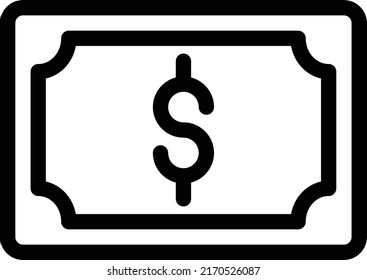 Dollar Vector illustration on a transparent background.Premium quality symmbols.Stroke vector icon for concept and graphic design.