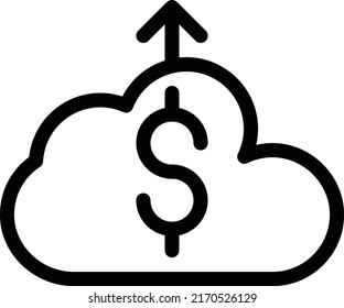Dollar Vector illustration on a transparent background.Premium quality symmbols.Stroke vector icon for concept and graphic design.