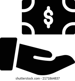 Dollar Vektorgrafik auf transparentem Hintergrund.Symbole in Premium-Qualität.Glyphen Vektorsymbol für Konzept und Grafikdesign.
