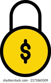 Dollar Vector illustration on a transparent background.Premium quality symmbols.Stroke vector icon for concept and graphic design.